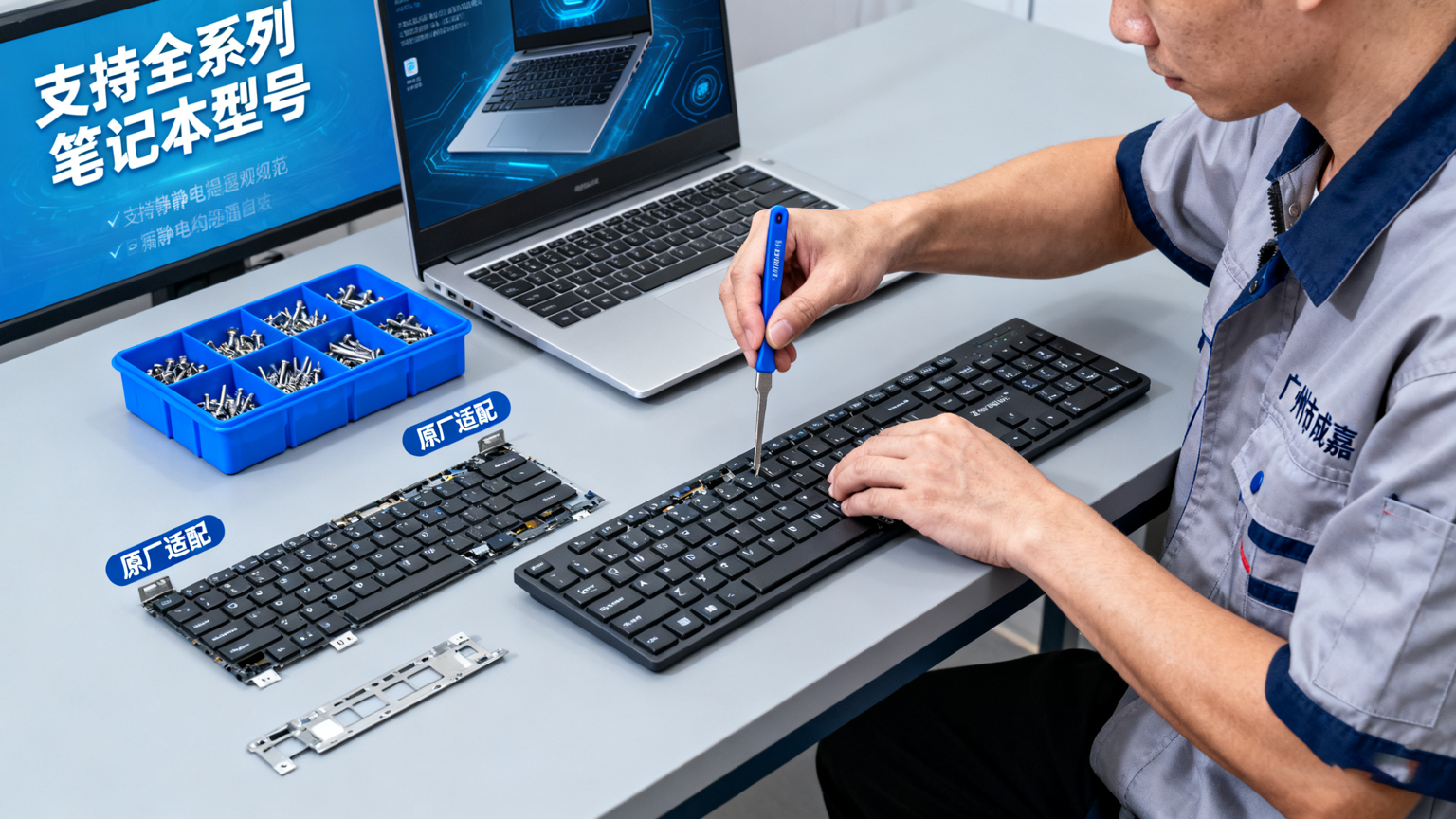 笔记本键盘/电池更换服务