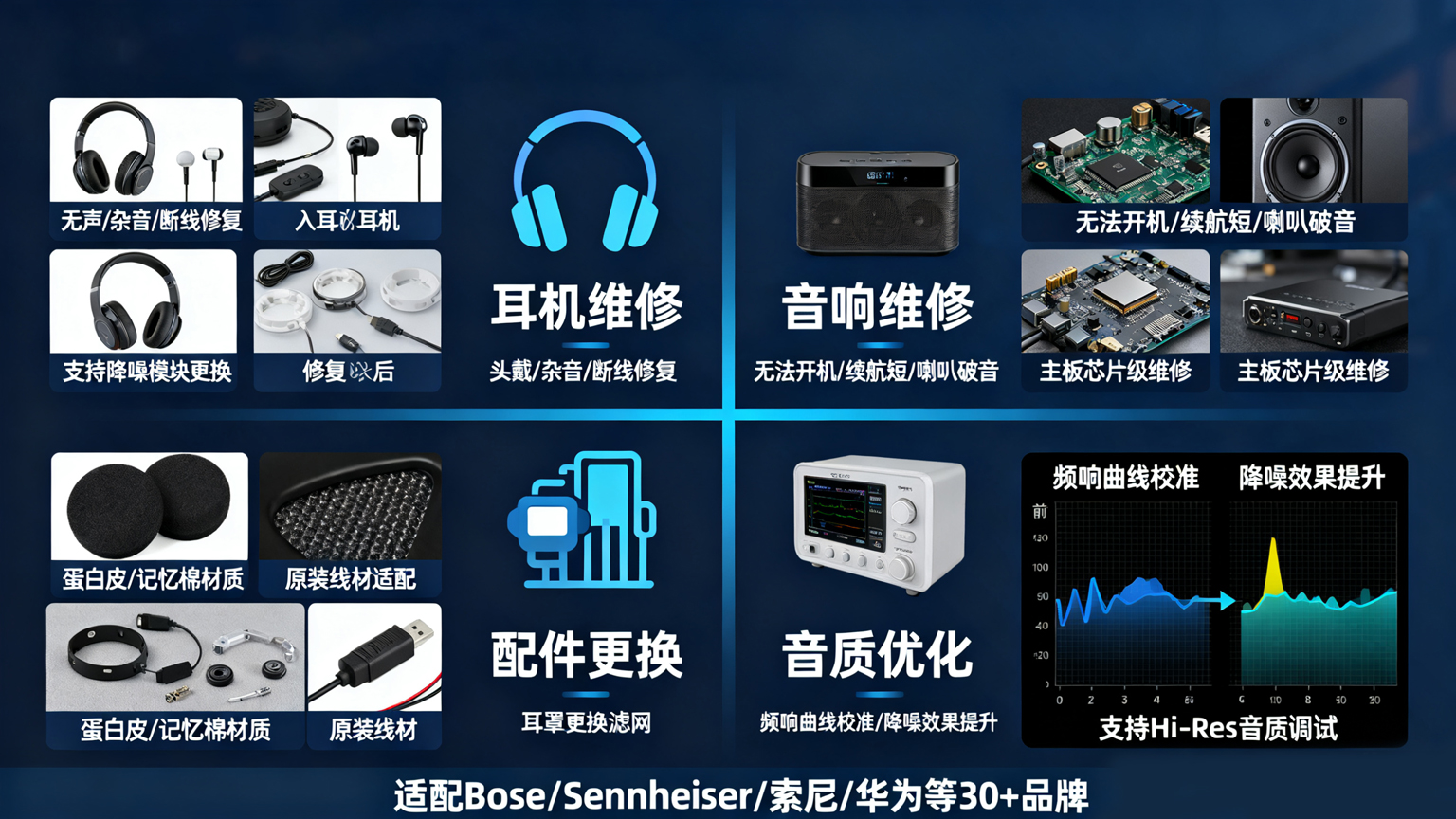 耳机/音响维修服务